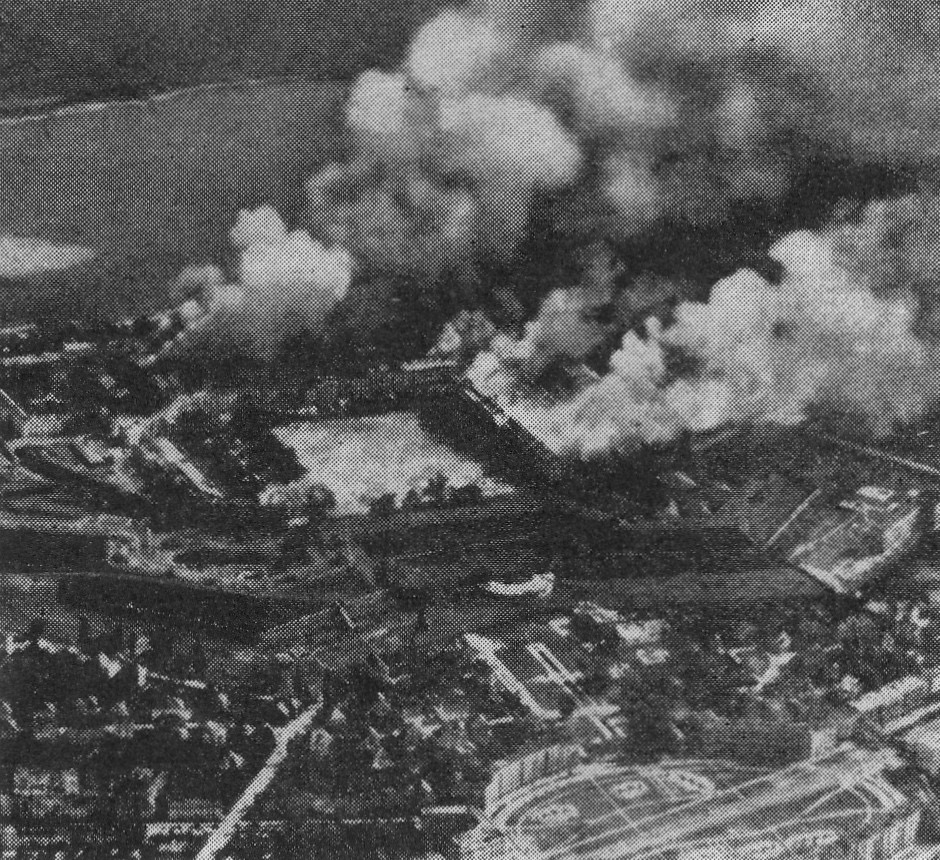Cytadela Warszawska zbombardowana przez lotnictwo niemieckie we wrześniu 1939